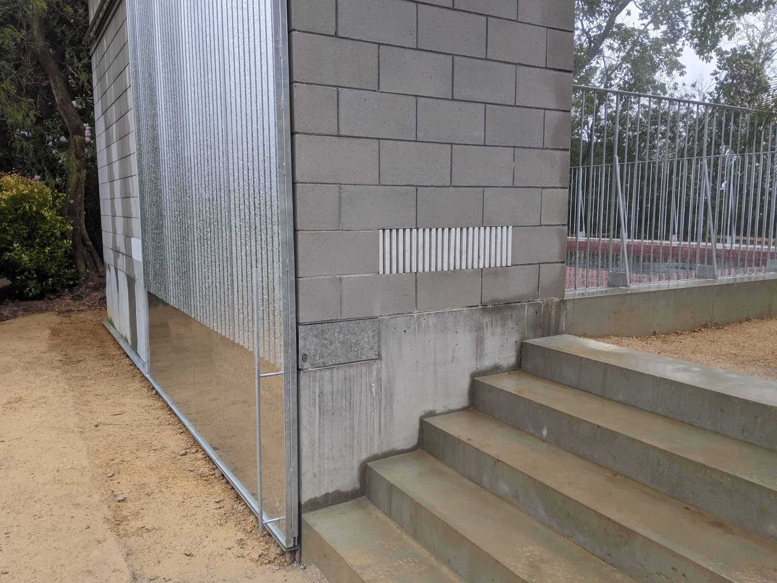 keenworx cahill metal sliding door stair railing on steps metal fabrication sydney