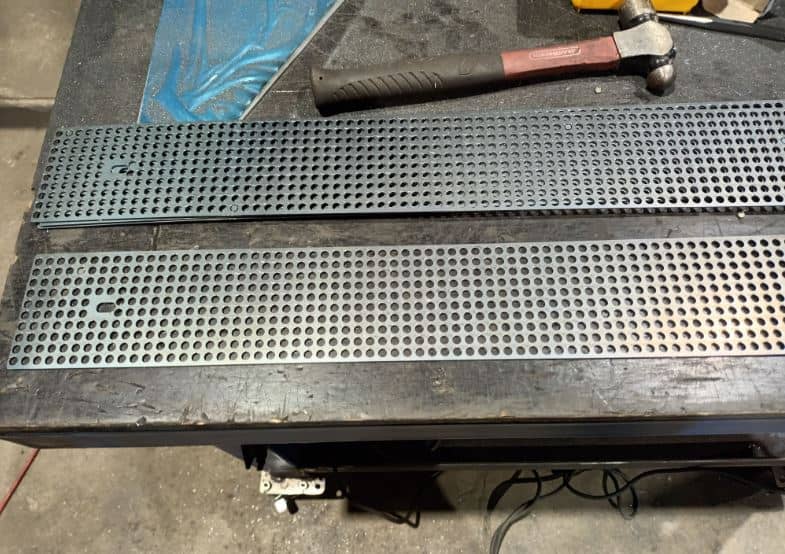 keenworx metal perforated sheets with tools